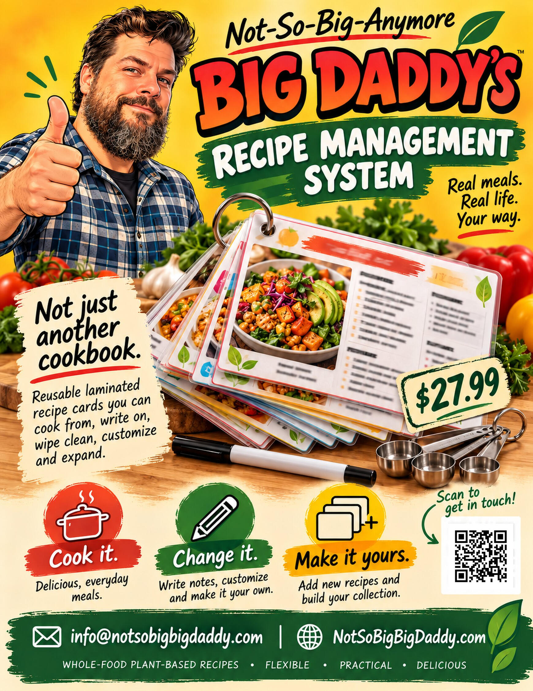 Big Daddy's Recipe Management System - Weeknight Recipe Kit